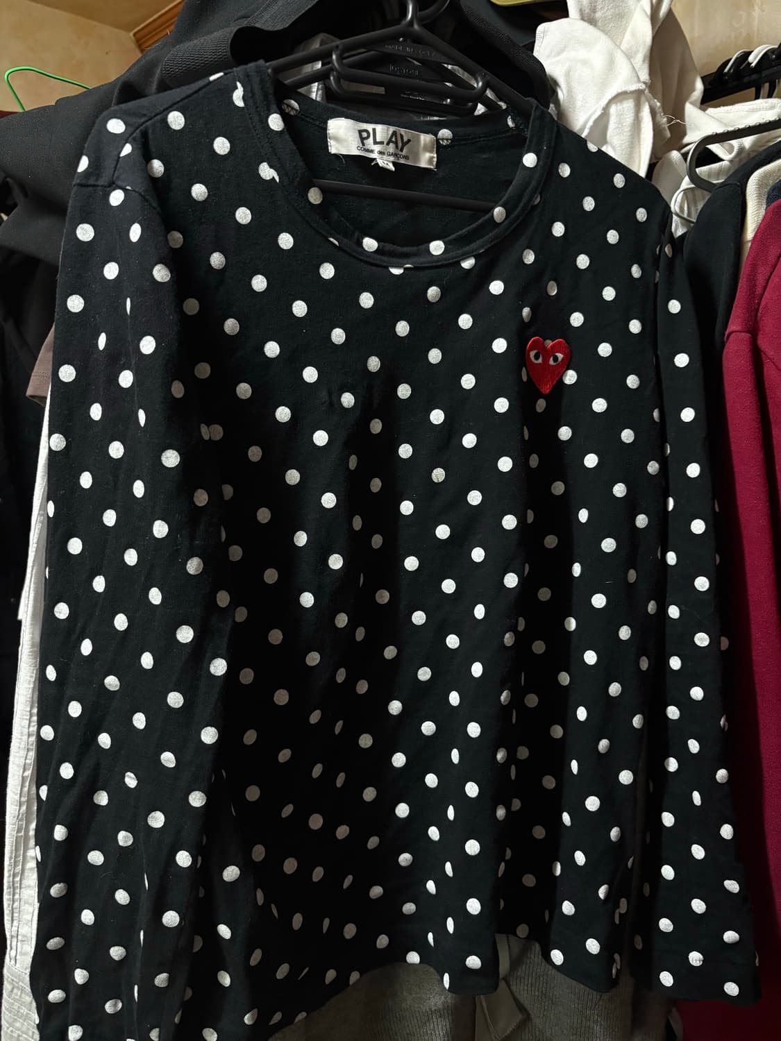 꼼데가르송 도트티 상품이미지1