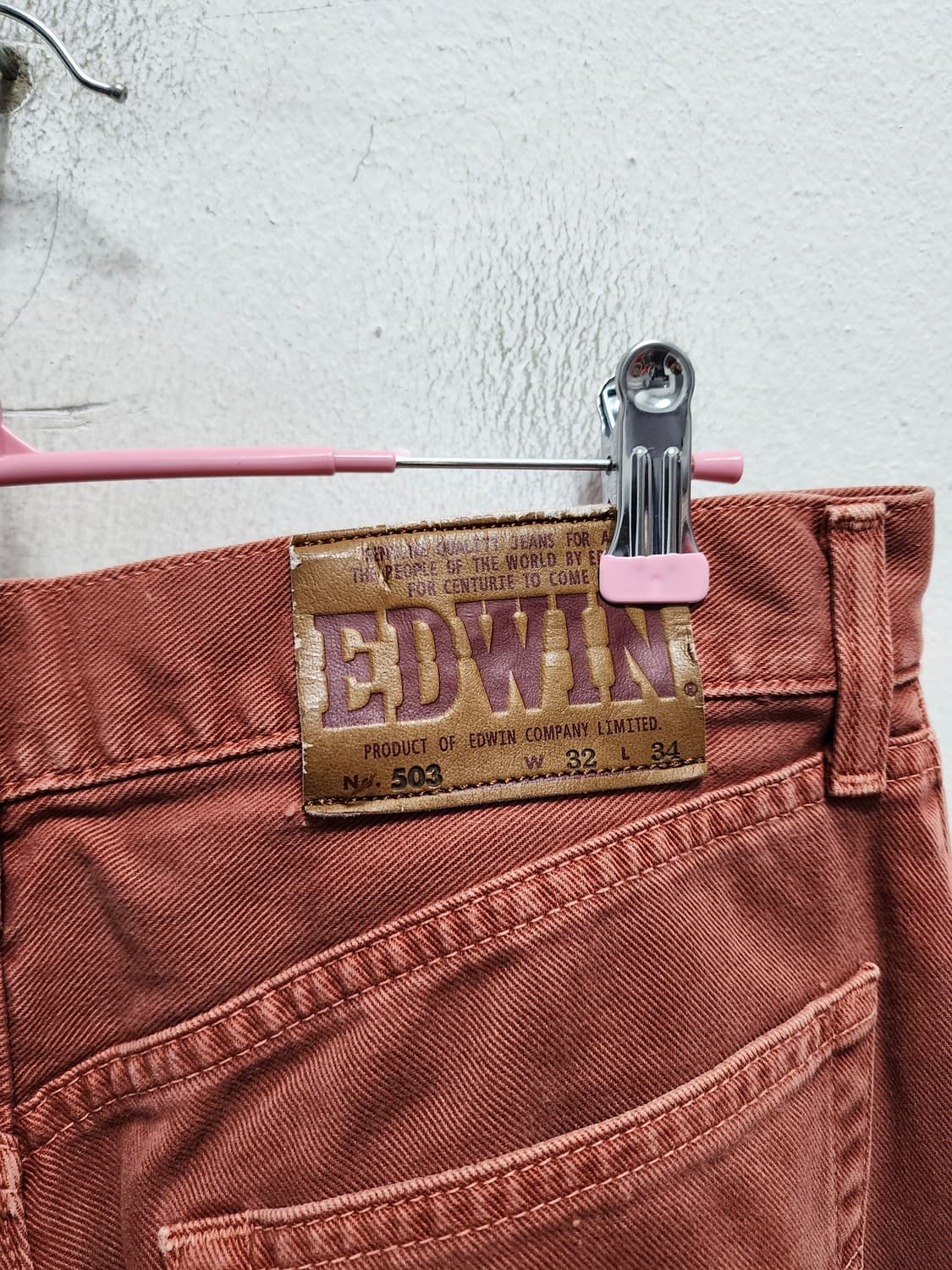 에드윈 오렌지 브라운 데님 상품이미지5