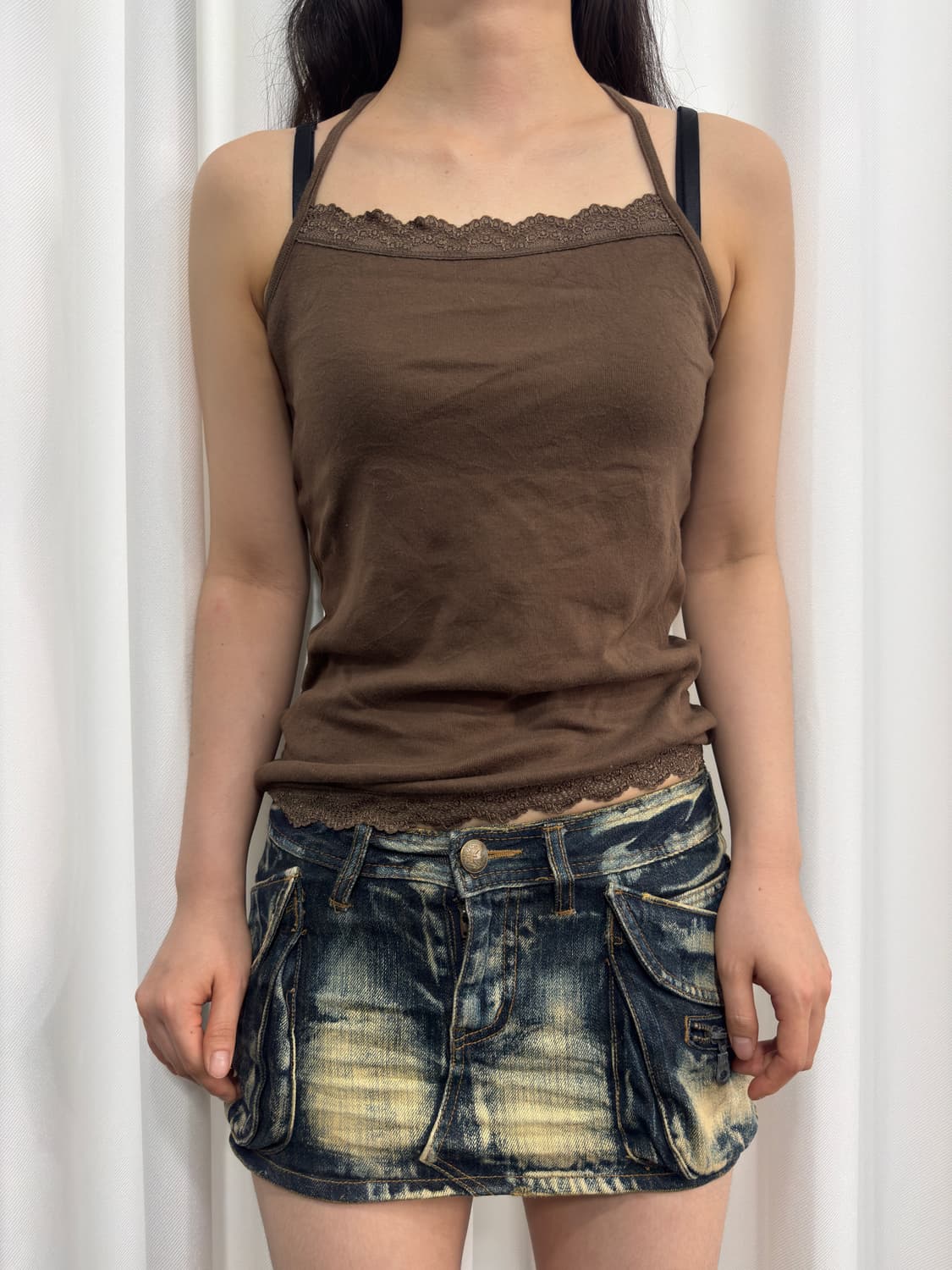 denim mini skirt 상품이미지2