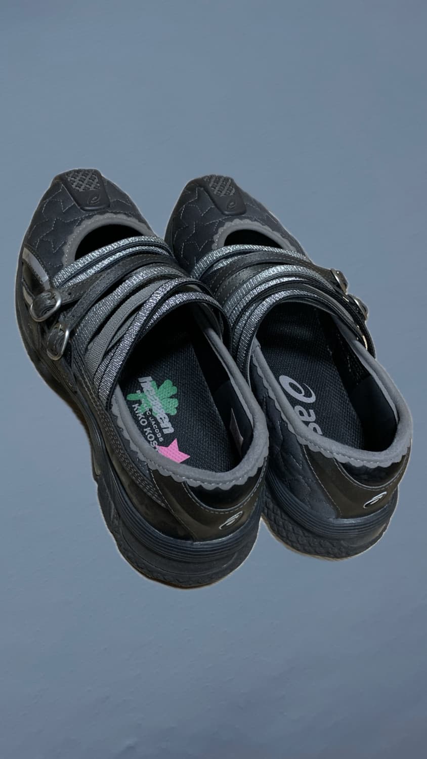 희귀매물) 240 아식스 키코 헤븐 그래파이트 그레이 건메탈 상품이미지1