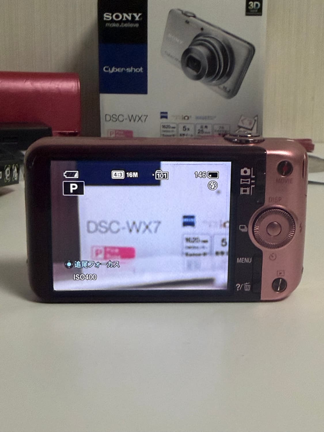 소니 사이버샷 DSC-WX7 콤팩트 디카 미연 디카 핑크 디카 상품이미지9