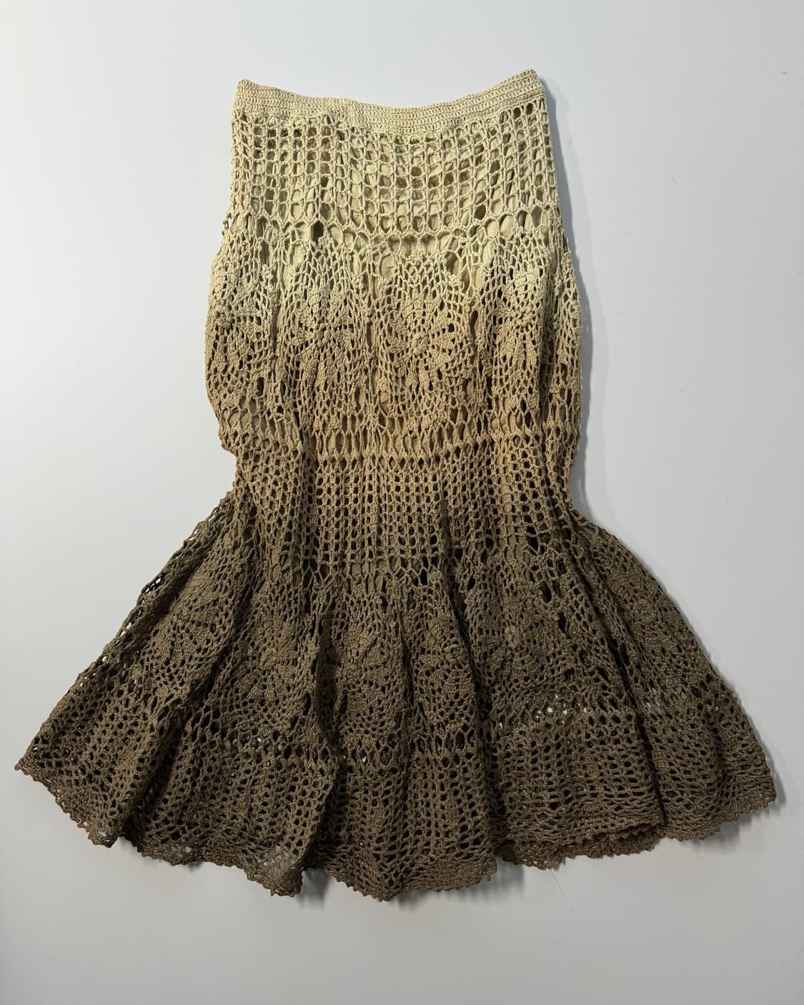 세실맥비 그라데이션 크로셰 롱 스커트 상품이미지5