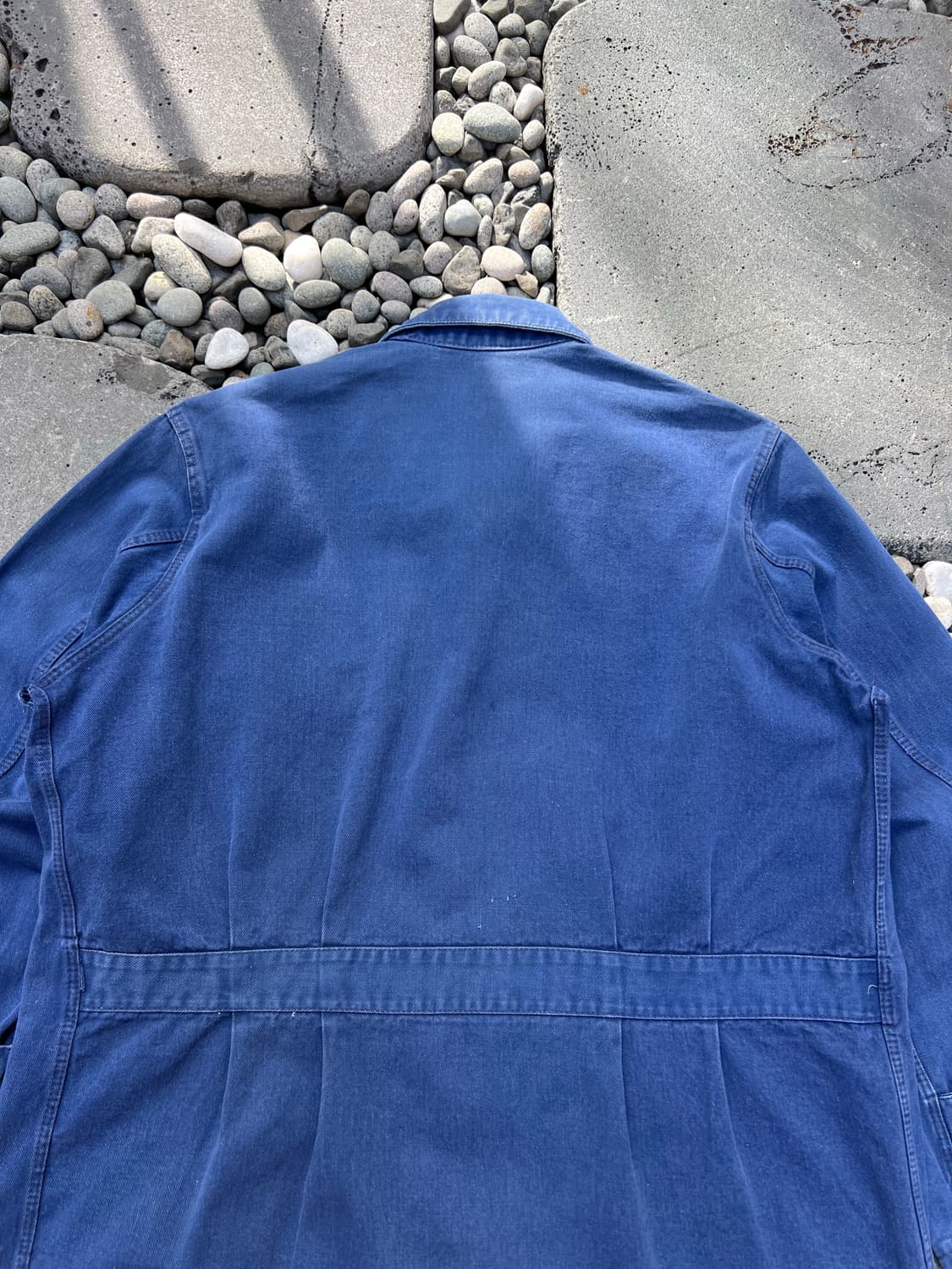 WASHING BLUE OLD VINTAGE BELTED 프렌치워크자켓 상품이미지8
