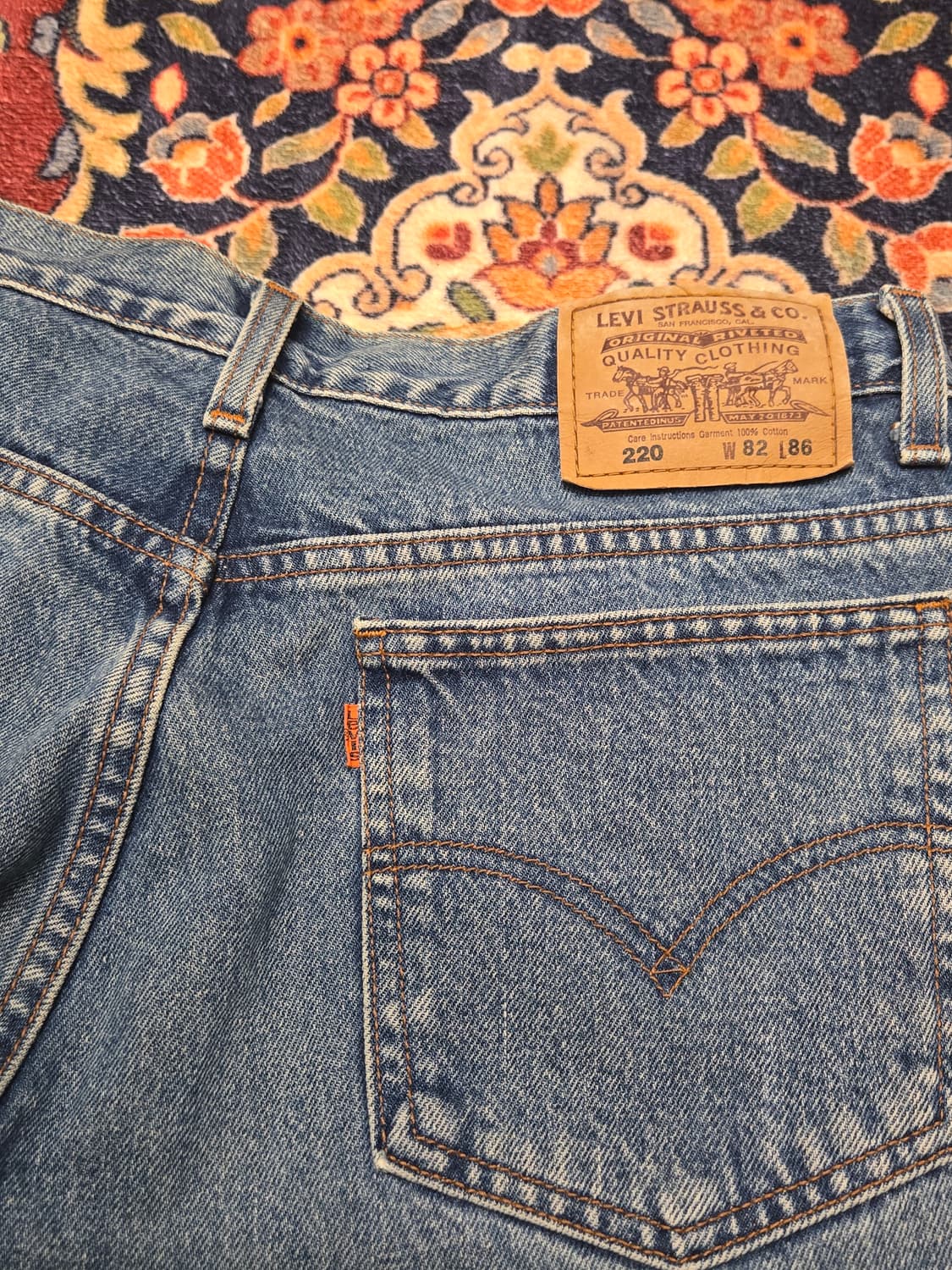 리바이스 LEVI'S 220 오렌지탭 빈티지 데님 팬츠 (32/34) 상품이미지8