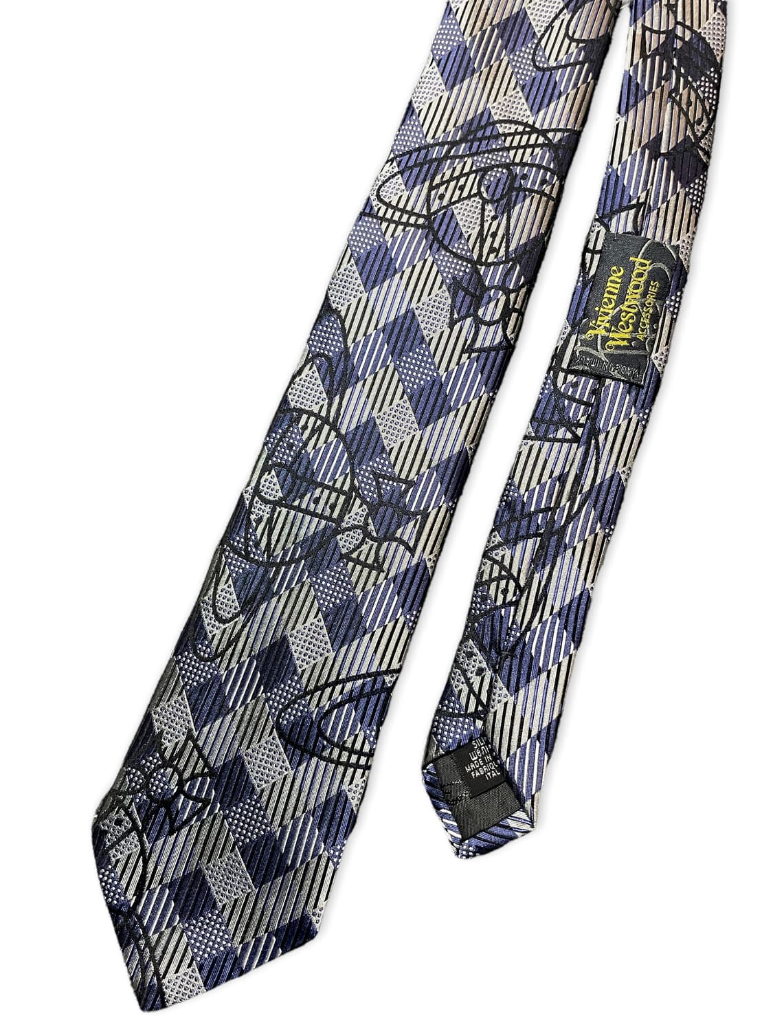 비비안 웨스트우드 실크 ORB 타이 상품이미지2