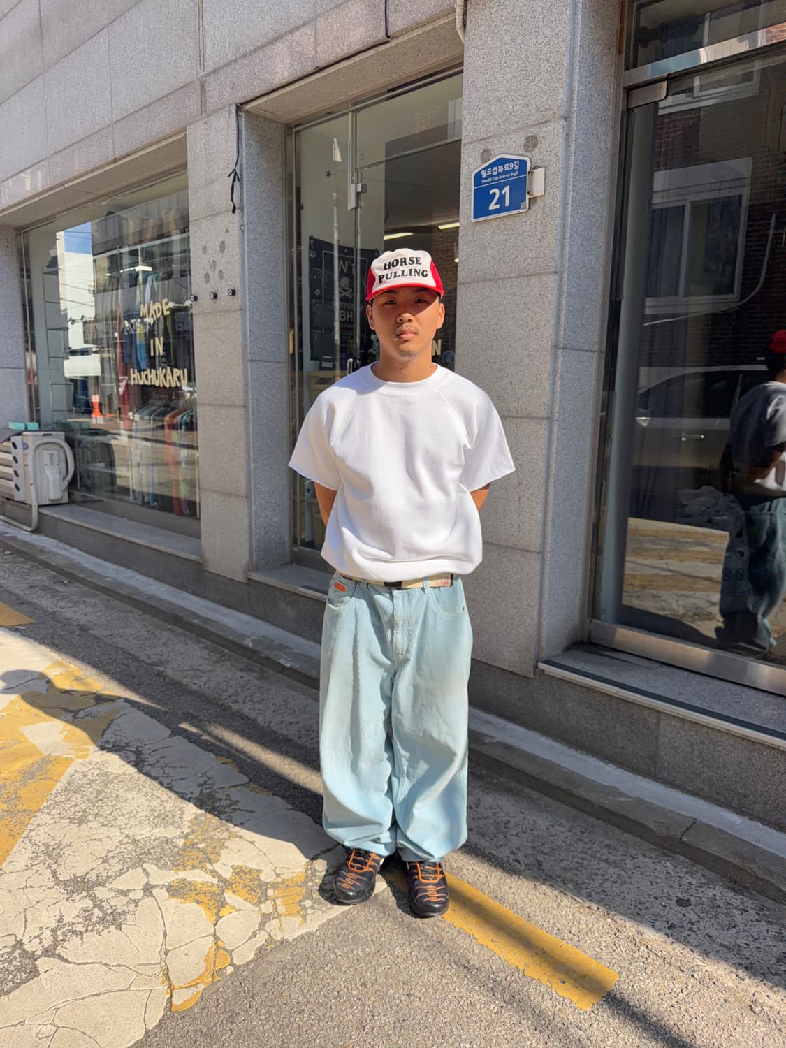 Hanes cutting sweatshirts 상품이미지5