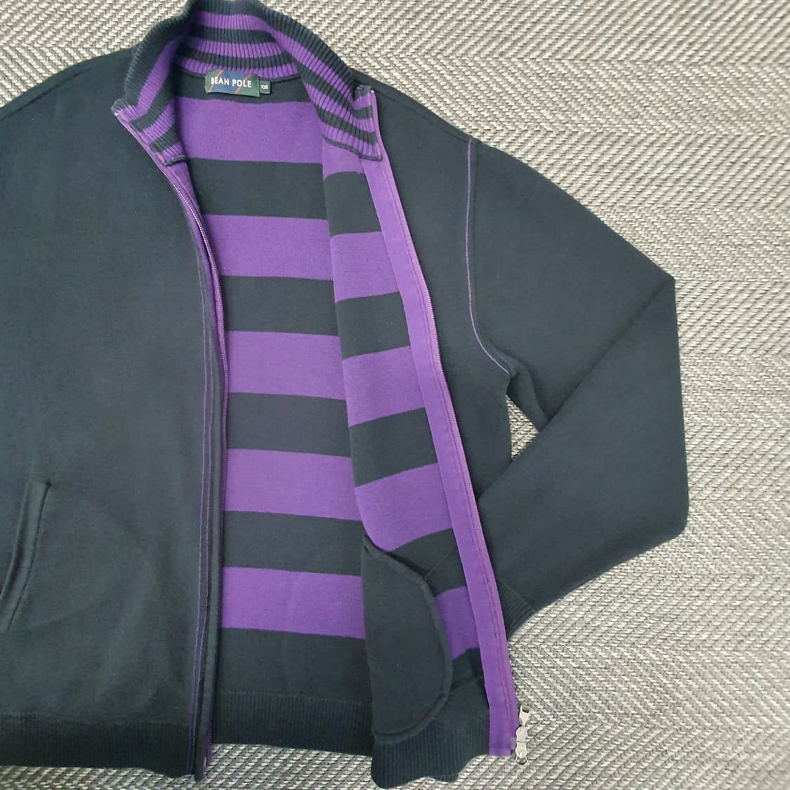 빈폴 집업 면니트 가디건 남자105 상품이미지6