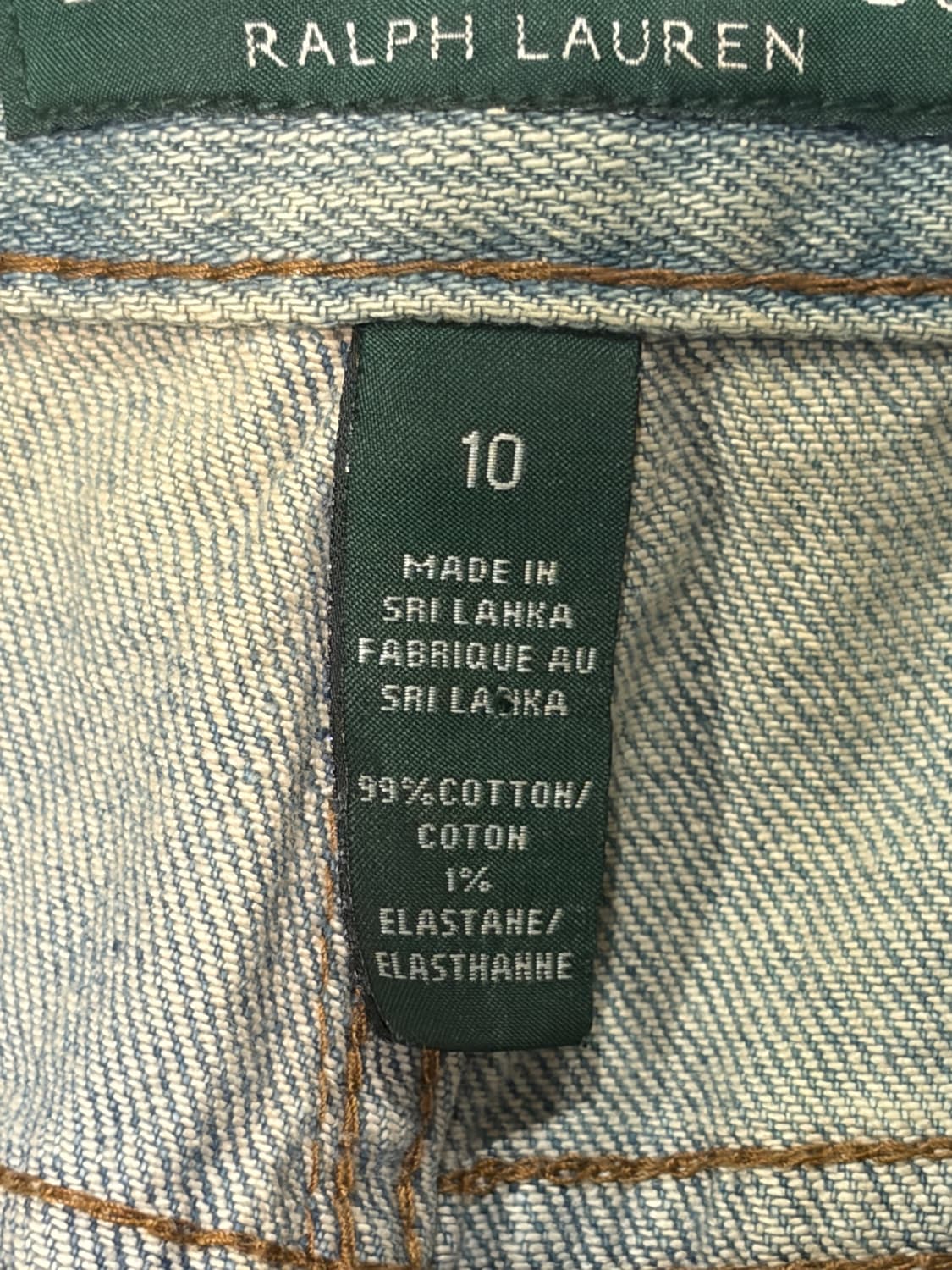 로렌 랄프 로렌(Lauren Ralph Lauren) 연청 카프리 데님 상품이미지3