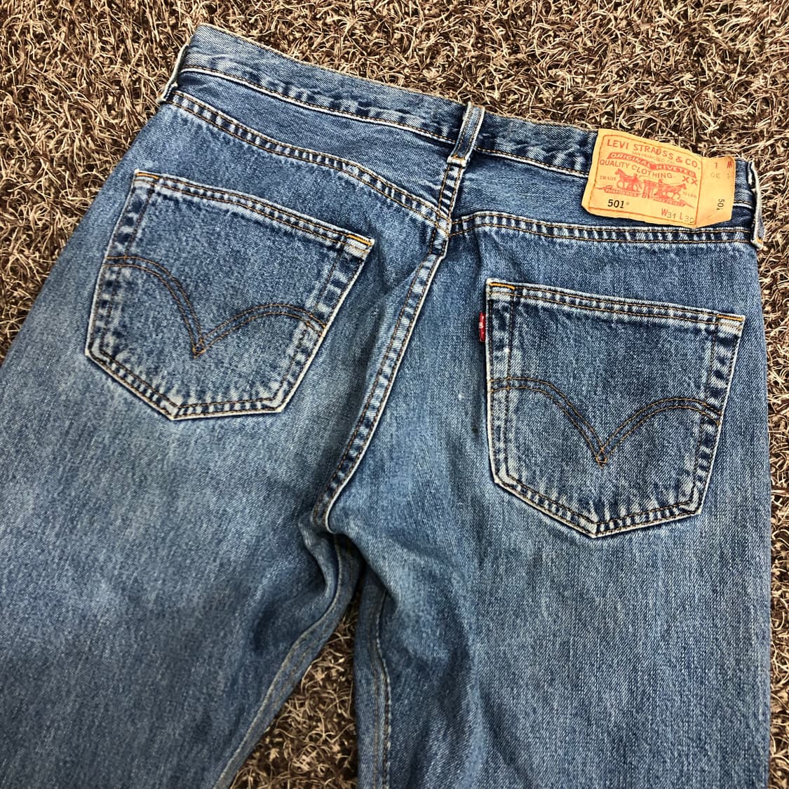 리바이스 501 나이트웍스 워싱 데님 팬츠 상품이미지5