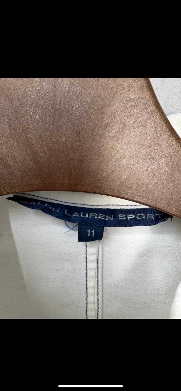 폴로랄프로렌스포츠 스티치 화이트 워크 자켓 H1865 상품이미지6