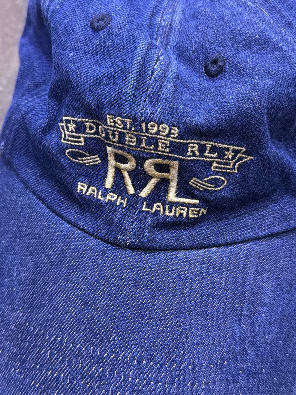 RRL 더블알엘 랜치 볼캡 데님 모자 상품이미지3