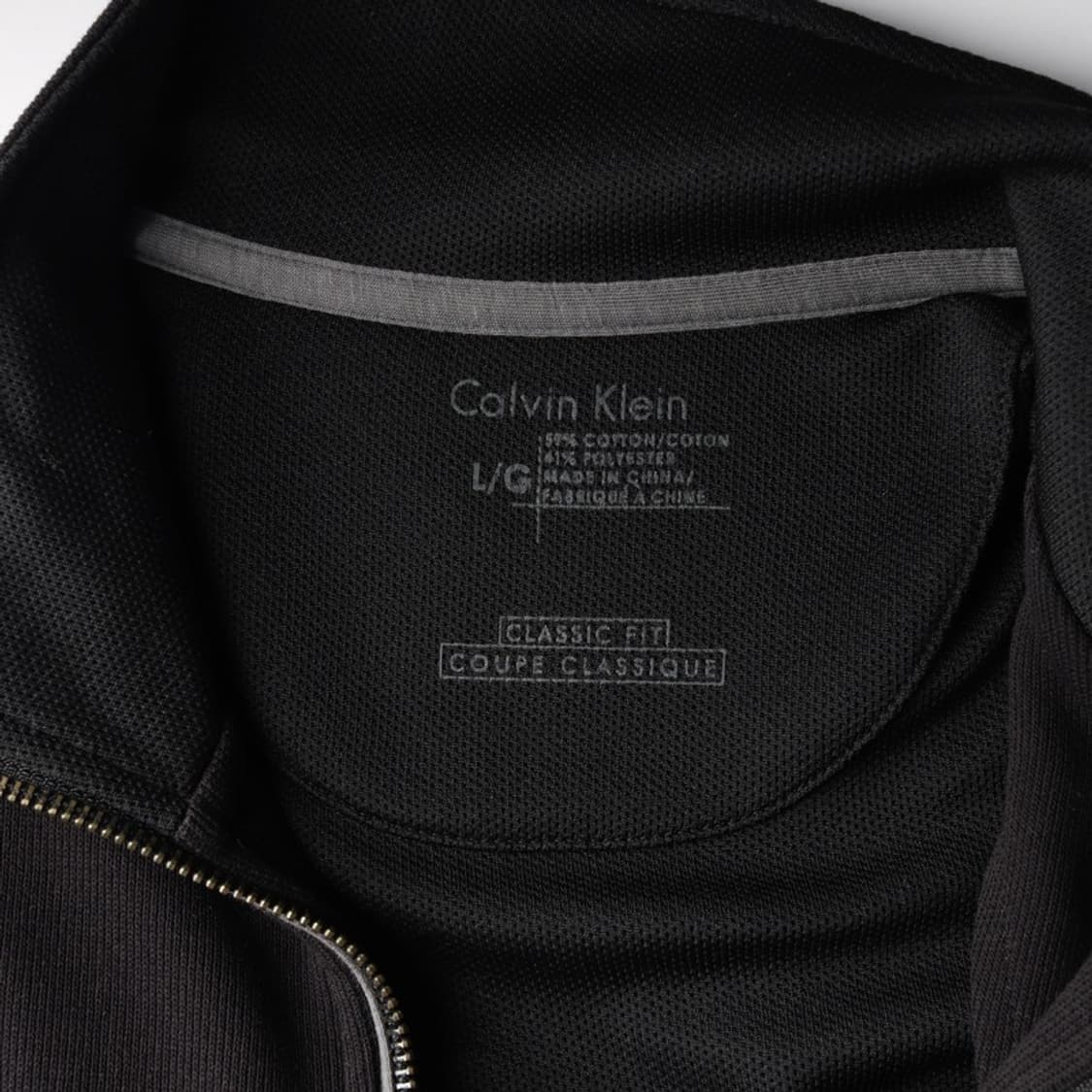 캘빈클라인 빅로고 슬리브 블랙 집업 자켓 L 상품이미지5