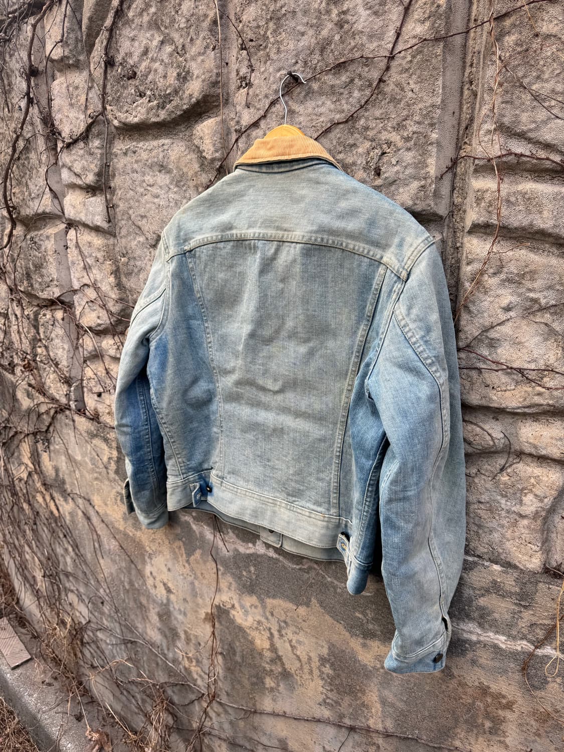 70~80s lee 빈티지 스톰라이더 하드페이딩 워싱 데님 트러커 자켓 상품이미지5