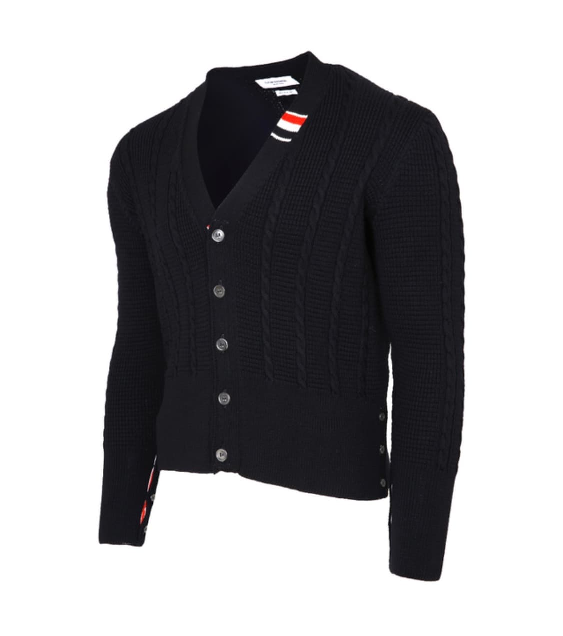 [새상품] 톰브라운 울 케이블 가디건 네이비 4 상품이미지2