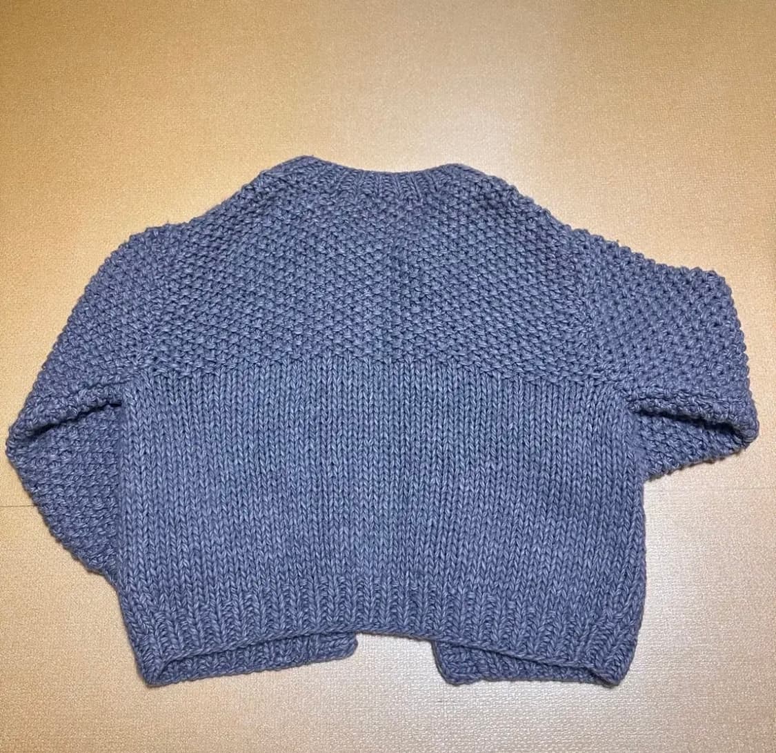 처칠롬퍼 핸드메이드 가디건 멜란지 그레이 [L] 상품이미지4
