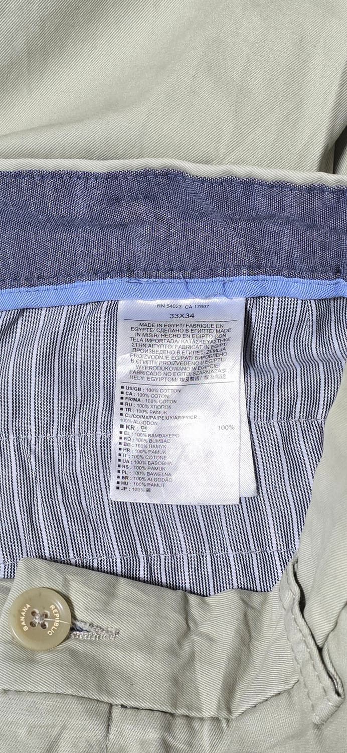 바나나 리퍼블릭 개빈 치노 33x34 상품이미지4