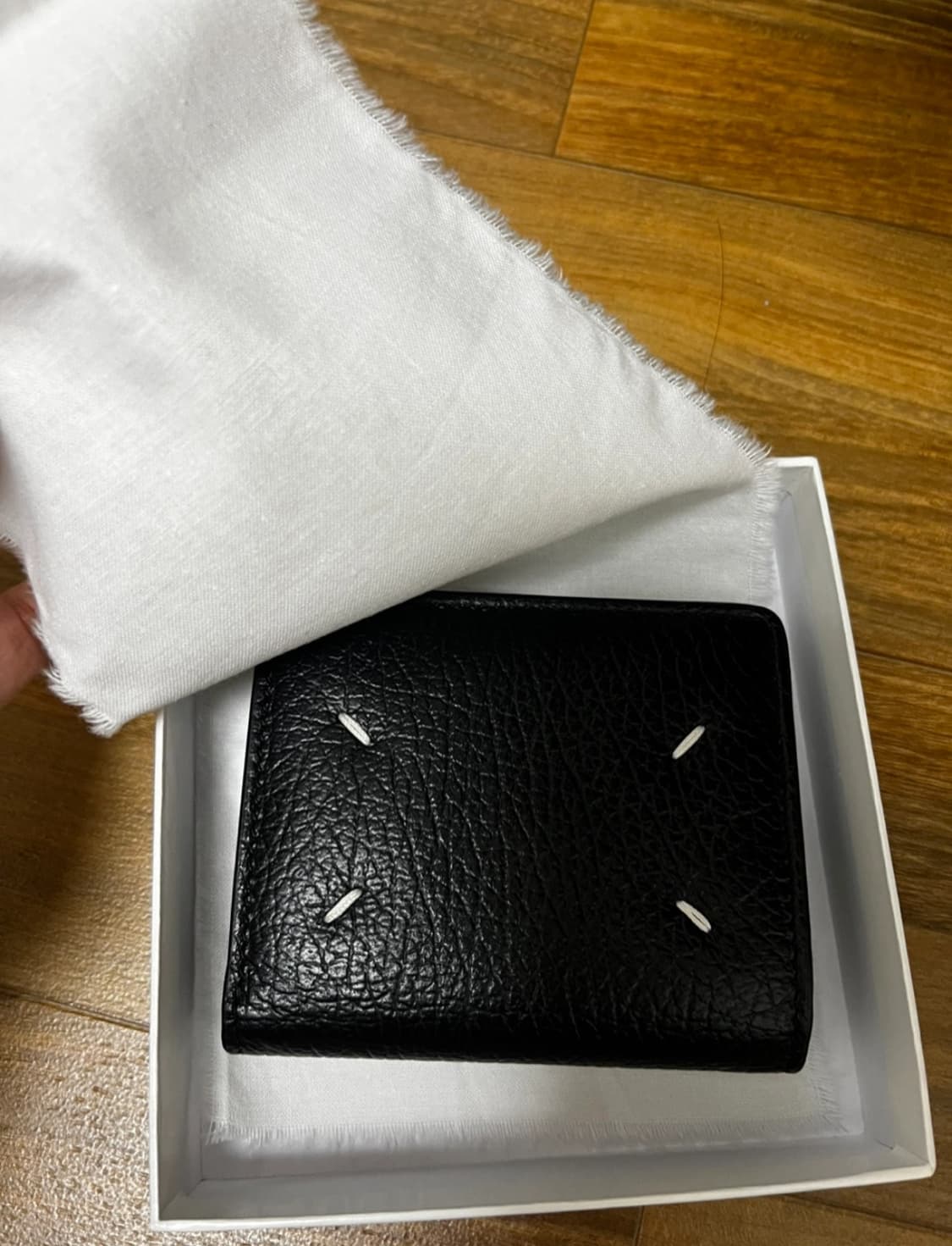 메종 마르지엘라 반지갑 블랙  상품이미지1