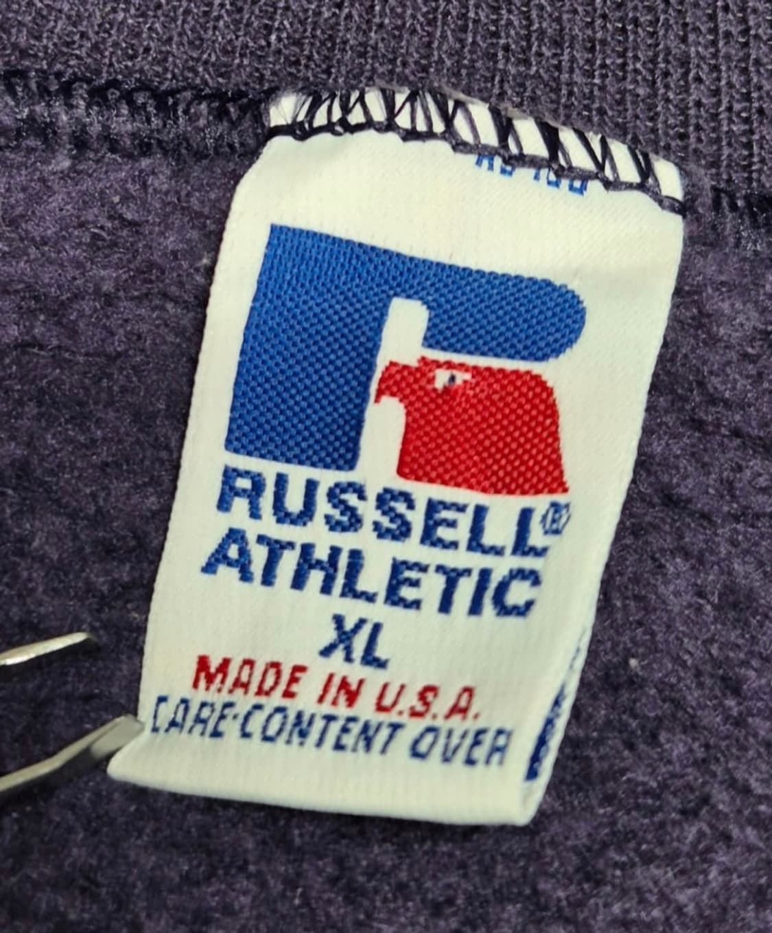 [XL] 90s US Made 러셀 퍼플 스웻 -323 상품이미지3