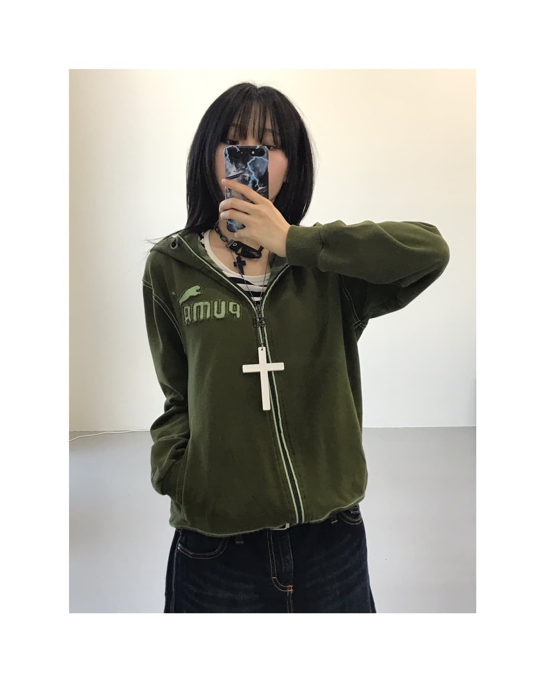 Puma Cotton Zip Up Hoodies 상품이미지1