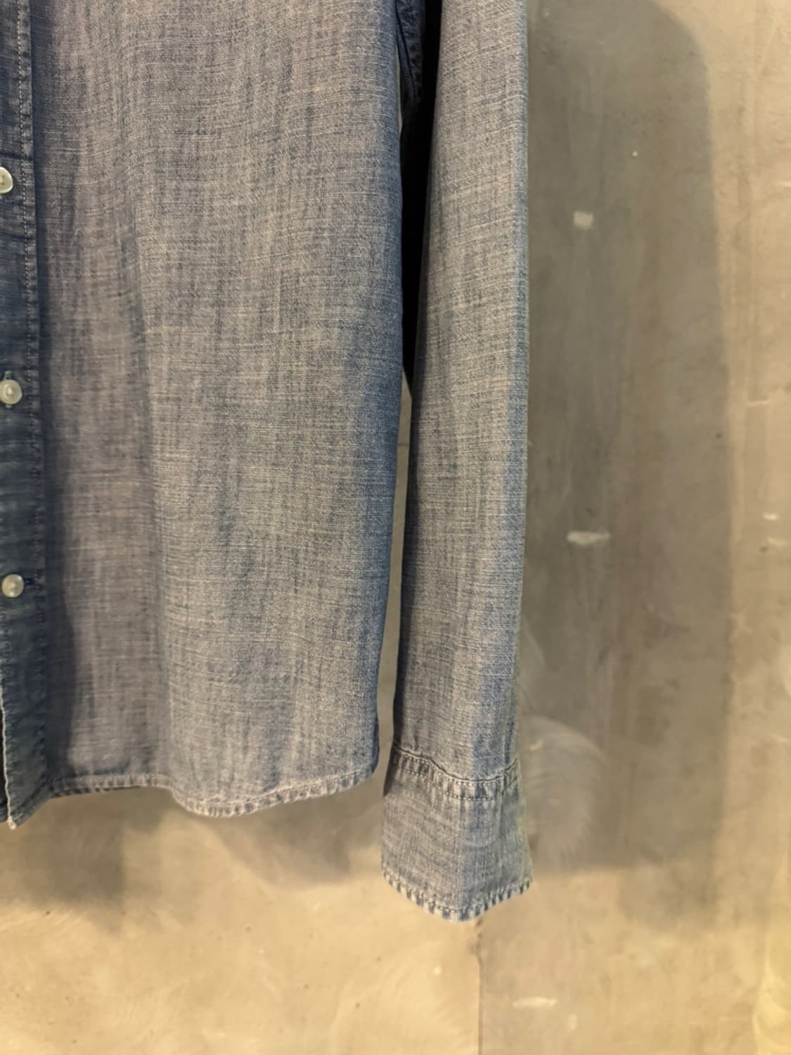 GAP 갭 샴브레이 버튼다운 셔츠 슬림100 상품이미지9