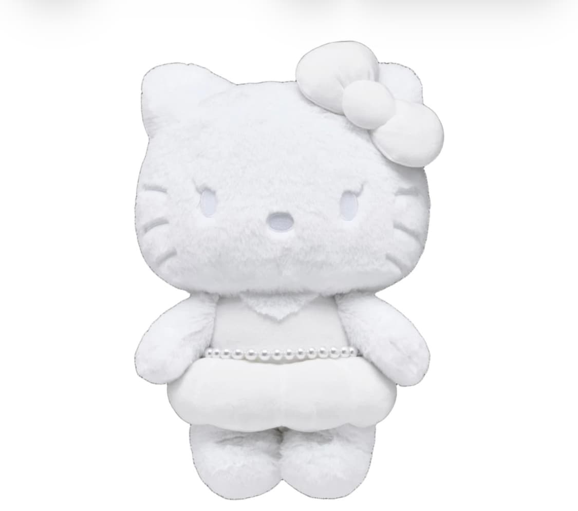 헬로키티 x 지수 40cm 캐릭터 인형 화이트 미개봉 상품이미지1