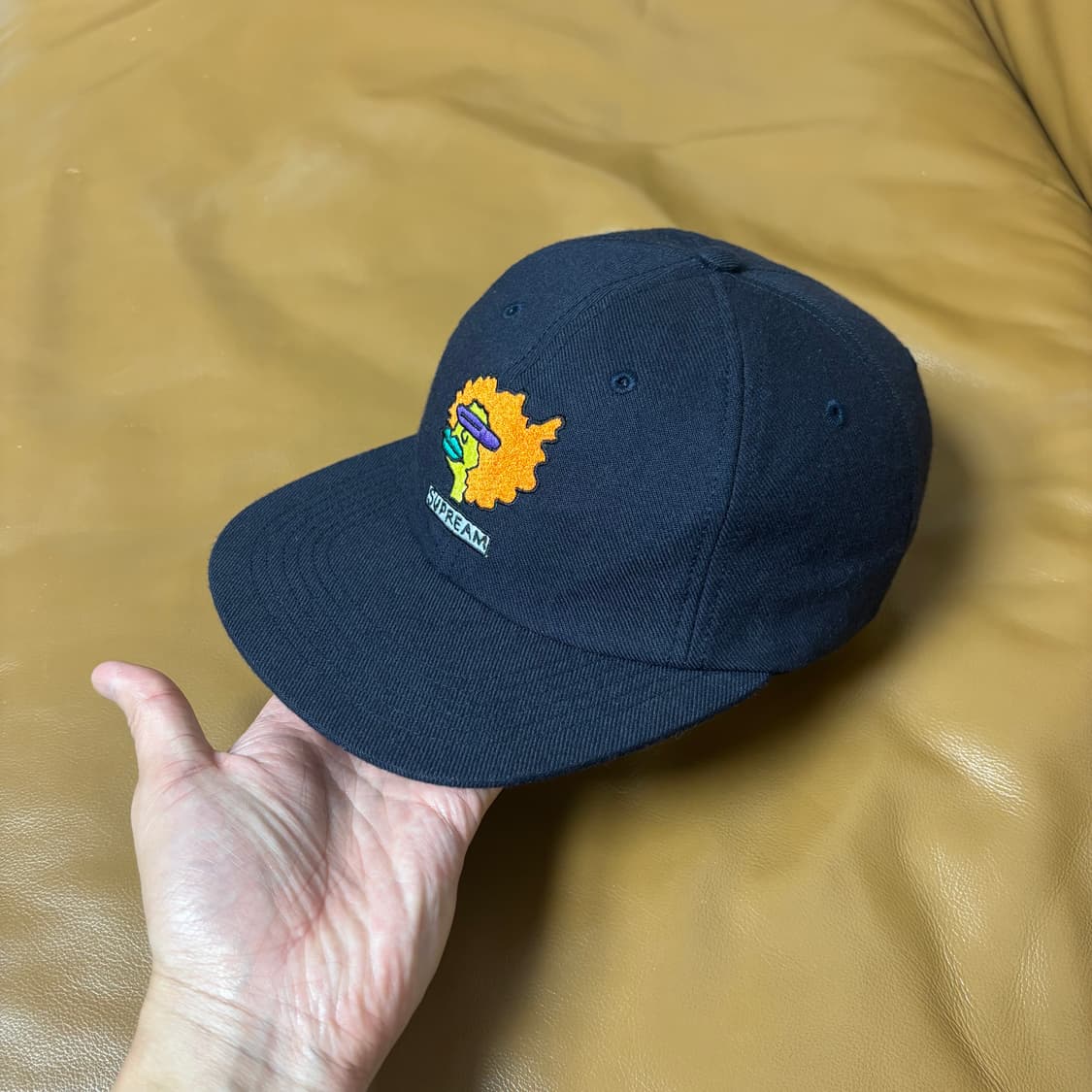 Supreme 슈프림 곤즈 네이비 6패널 볼캡 모자 (Gonz Navy) 상품이미지4
