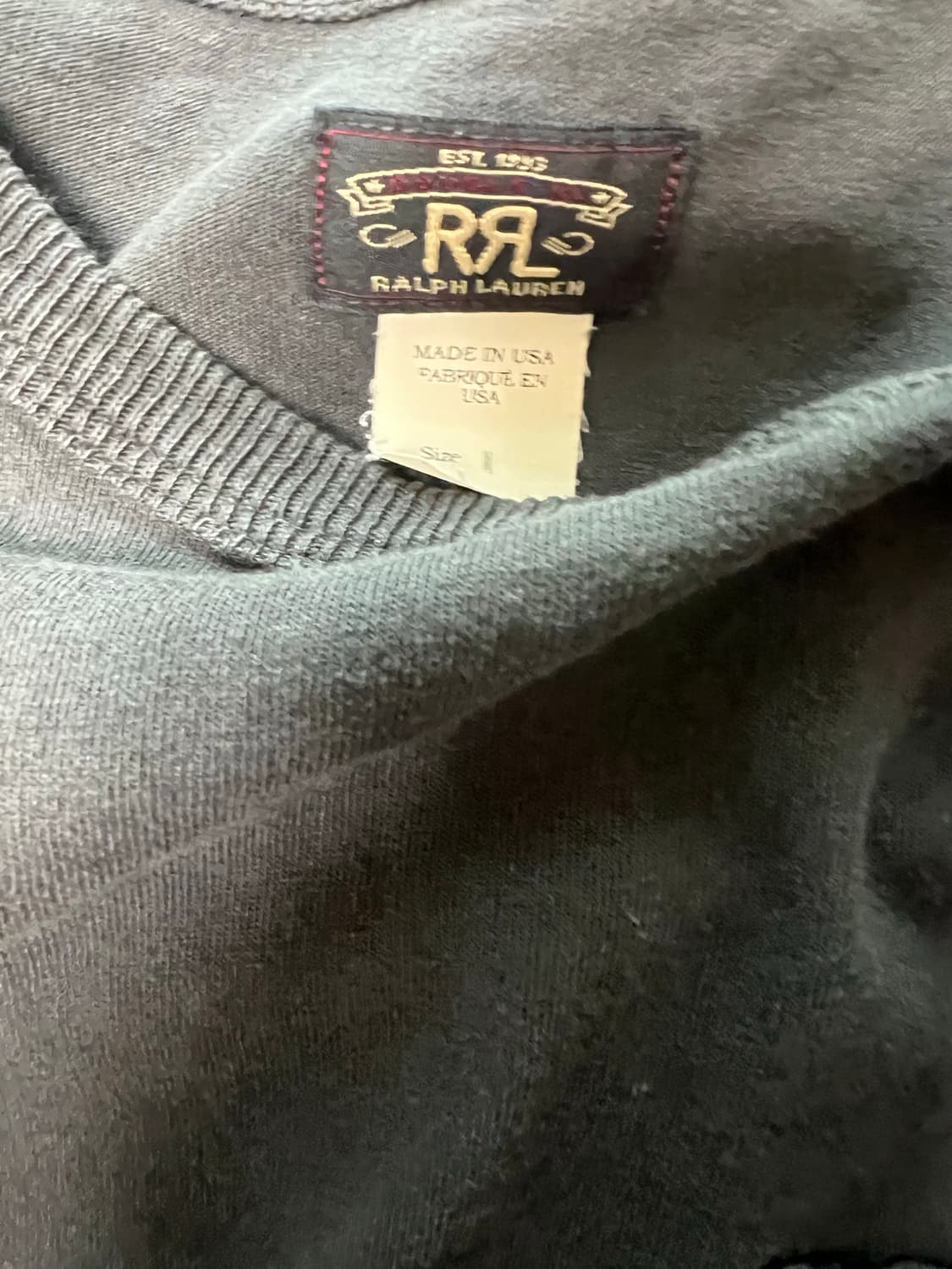 (M) RRL 가먼트 다이 티 포켓 티셔츠 3색상 상품이미지3