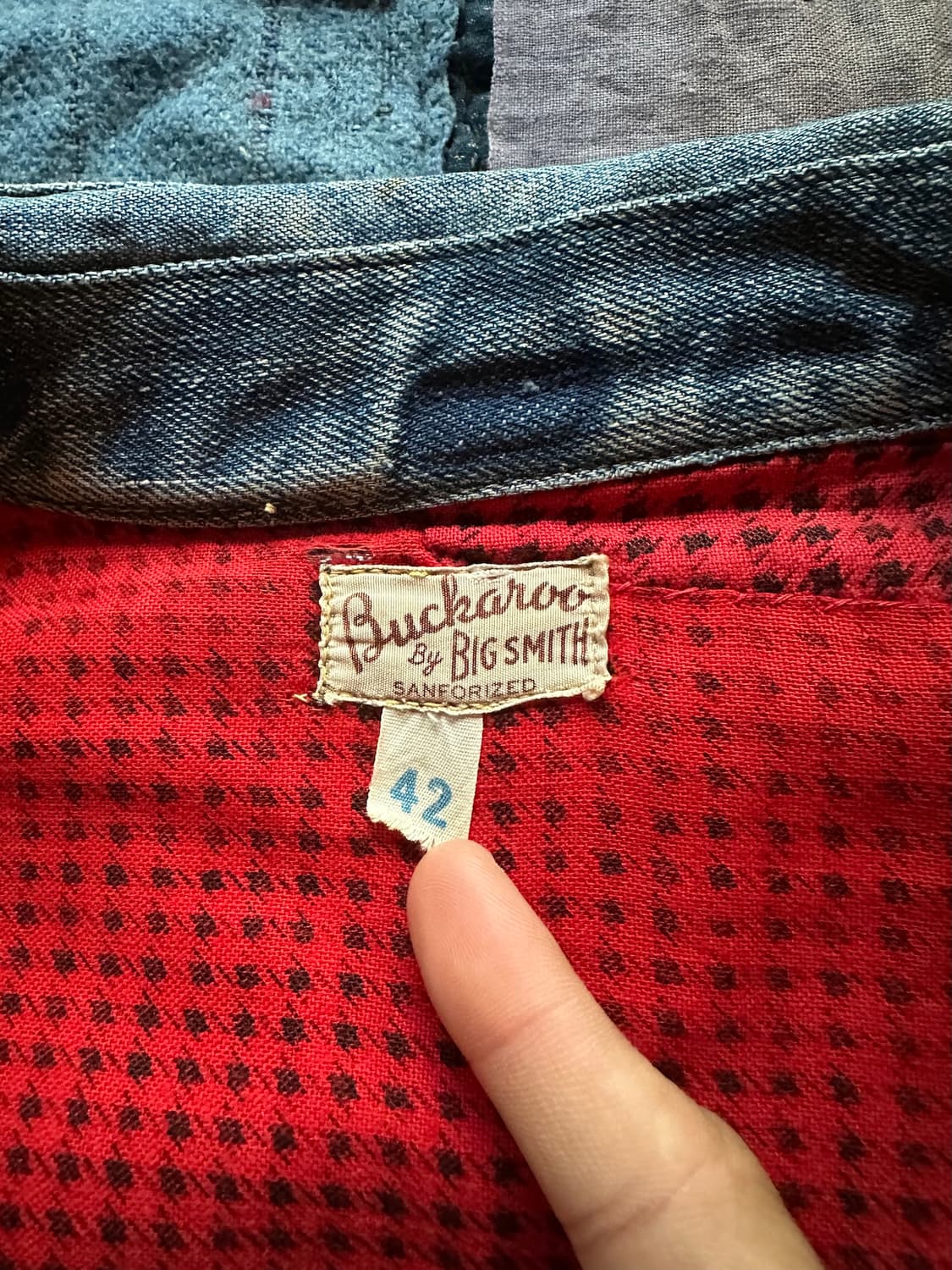 50s USA VTG Big Smith 2nd Denim Jacket 상품이미지5