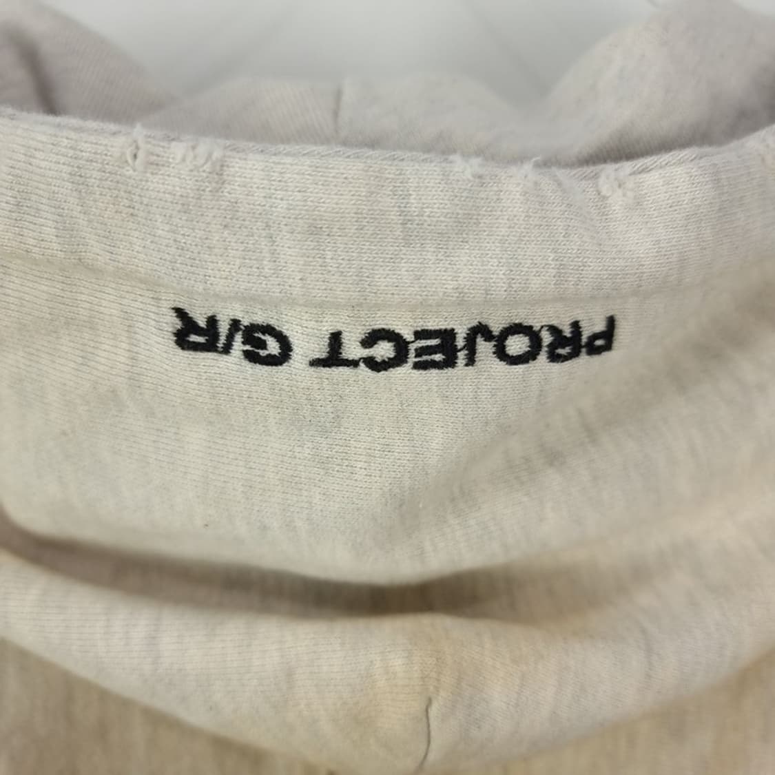 [프로젝트 GR](새상품) 리컨스트럭티드 폴디드 집 후드 P01412 상품이미지4