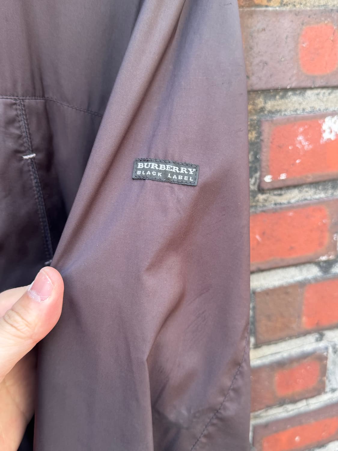 버버리 블랙라벨 테크니컬 윈드브레이커 자켓  상품이미지8