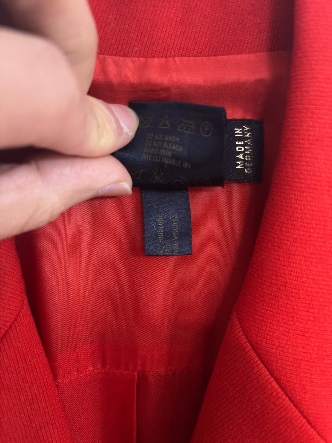 에스까다 독일제 레드 오피서 코트 상품이미지7