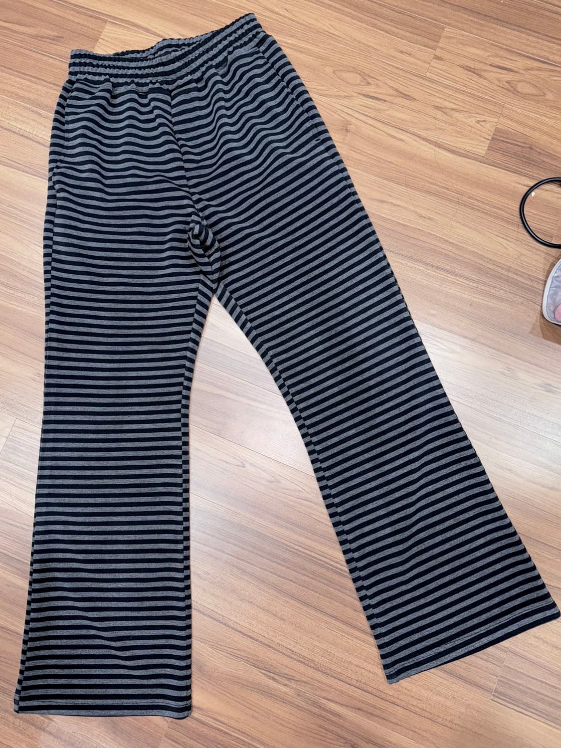 엔조블루스 마일드 스트라이프 밴딩 부츠컷 팬츠 상품이미지3