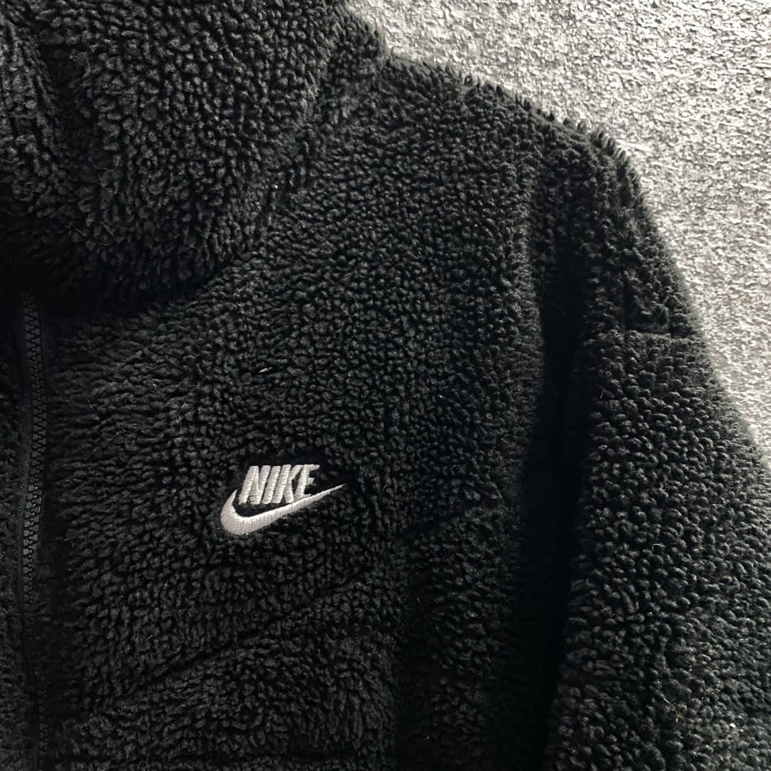 나이키 우먼스 쉐르파 뽀글이 블랙 패딩 자켓 B3605  상품이미지3