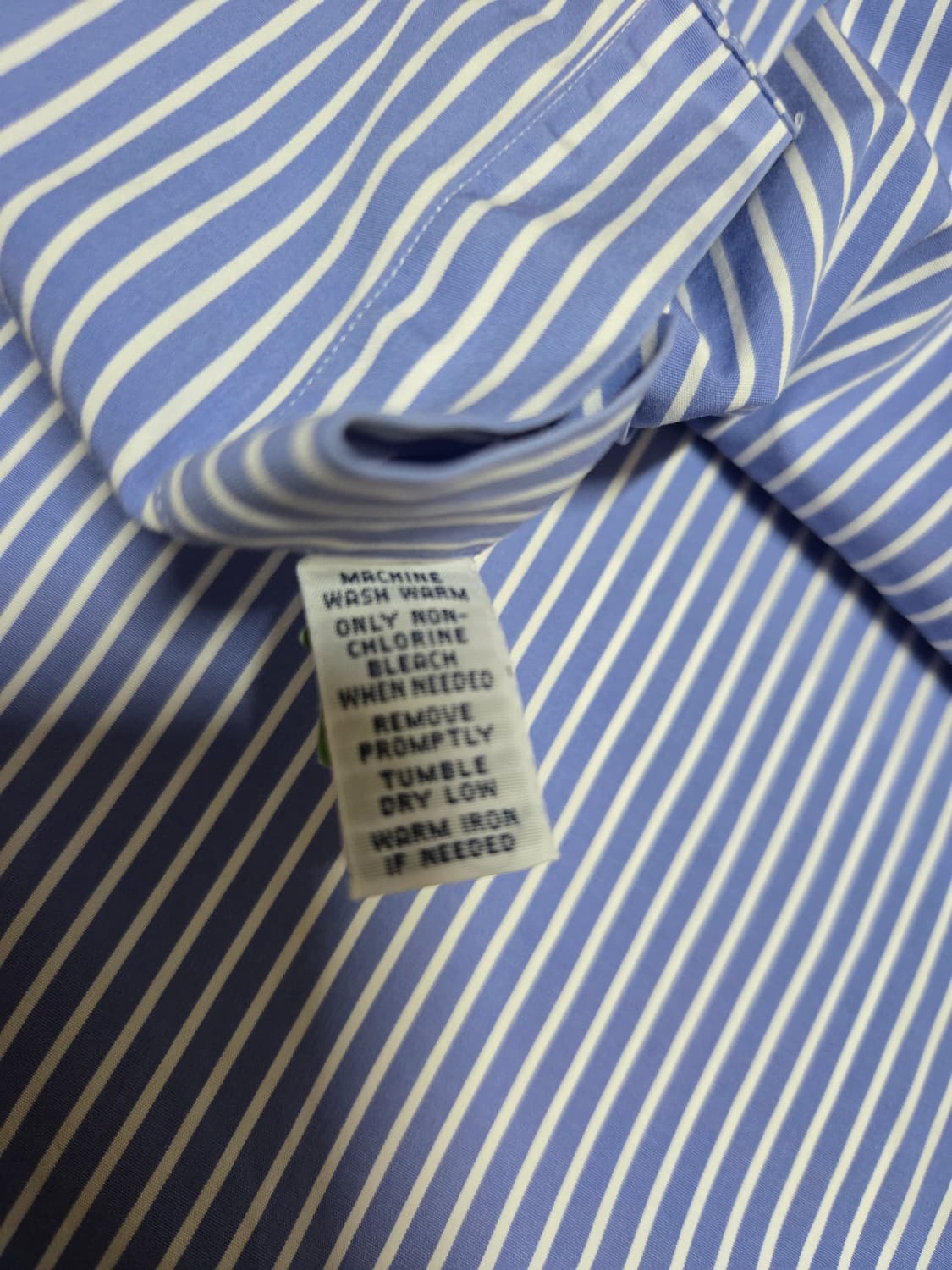 폴로 랄프로렌 남성 블루스트라이프 셔츠(M사이즈) 상품이미지8