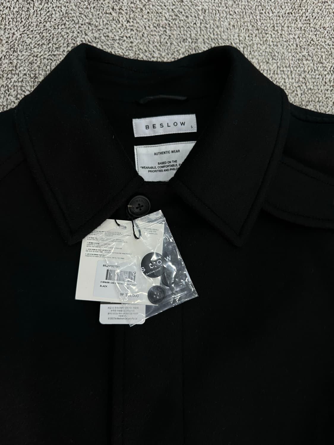 비슬로우 발마칸 롱코트 캐시미어 상품이미지3