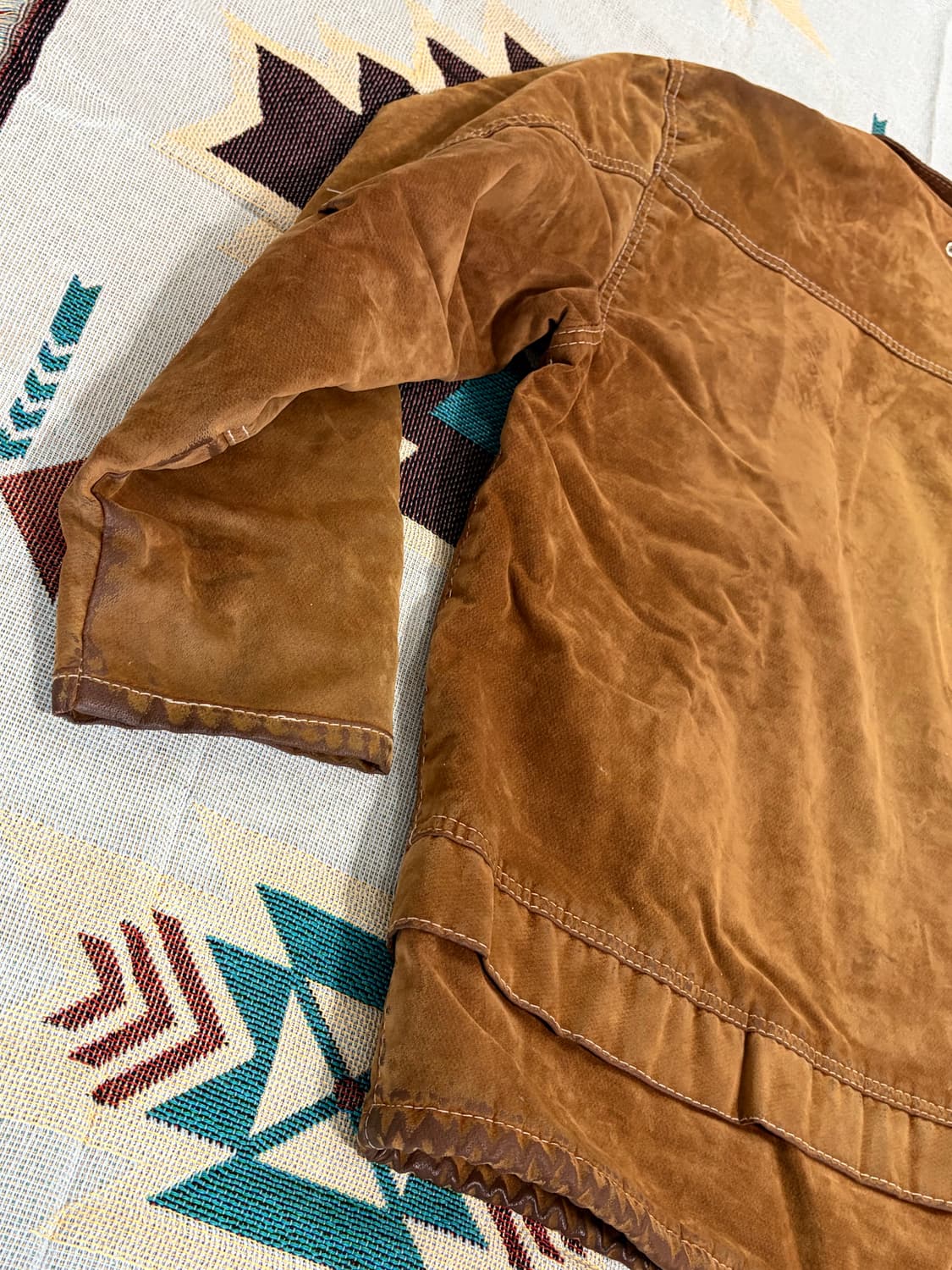 90s 스웨이드 파이어맨 자켓 / suede fireman jacket 상품이미지8