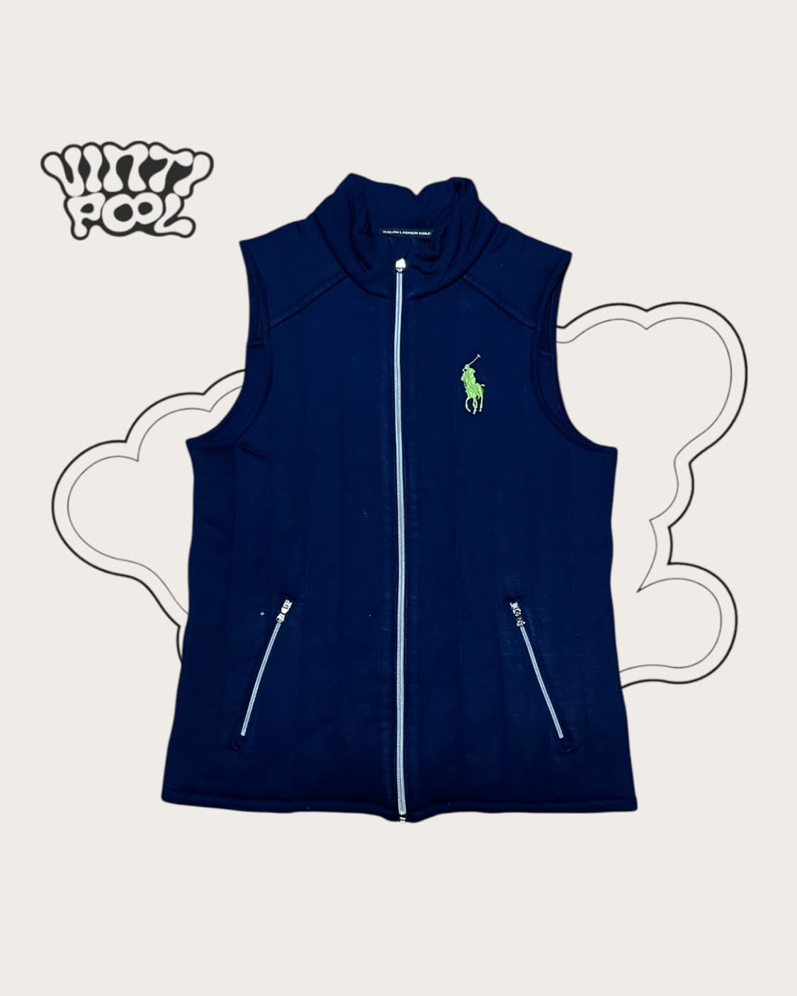 폴로 랄프로렌 골프 조끼 집업 상품이미지1