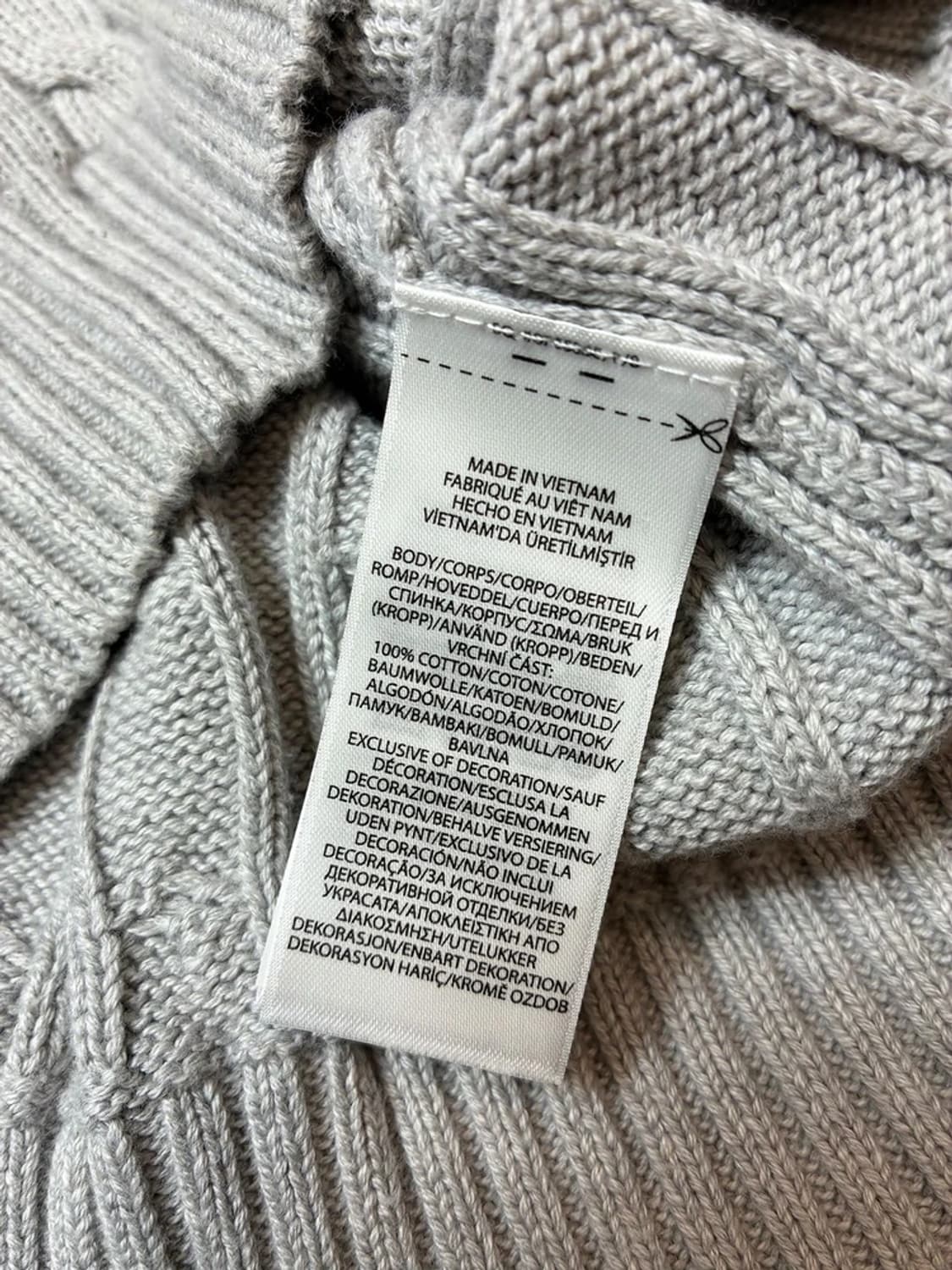 폴로 랄프로렌 큐알 신형 꽈배기 코튼 니트 PN8071 상품이미지7