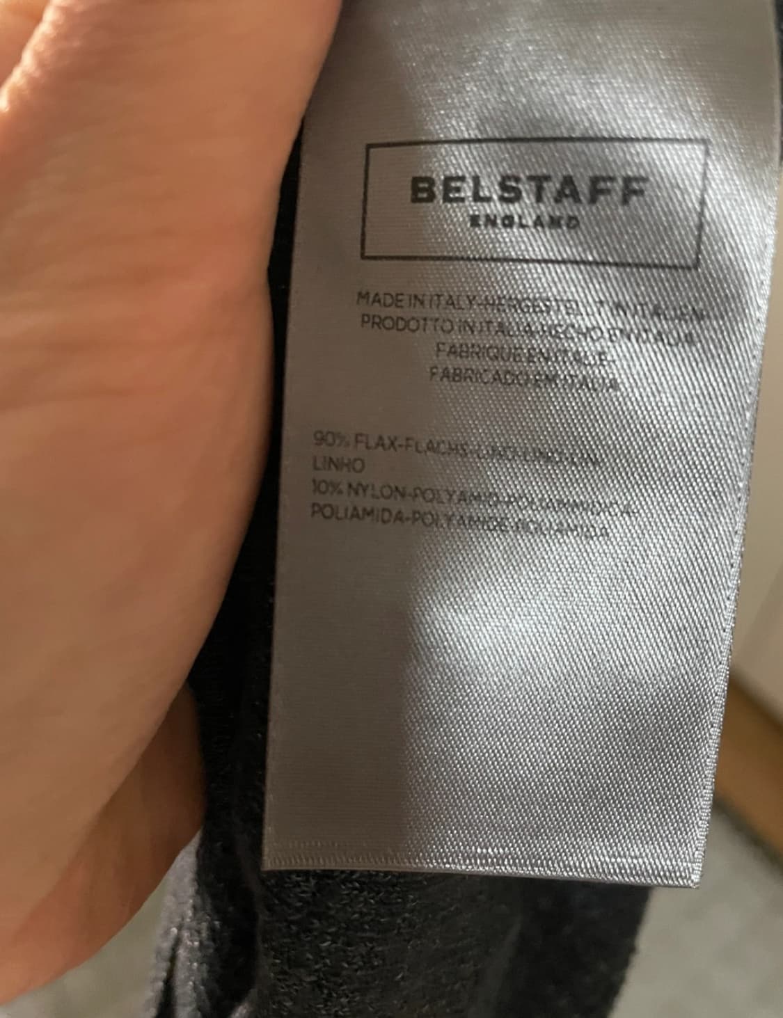 벨스타프 Belstaff 남성 피케이셔츠 S size (린넨& 나일론 ) 상품이미지5