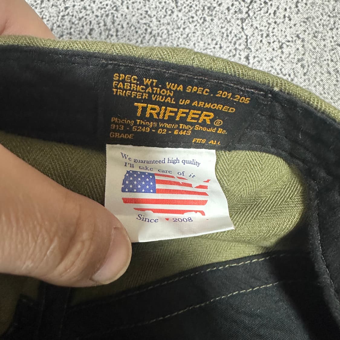 ✨ (바배) US 카키 볼캡 모자  상품이미지4