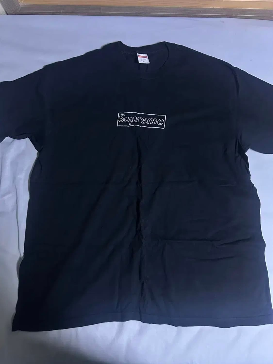 (XL) 슈프림 X 카우스 초크 로고 반팔 티셔츠 상품이미지4