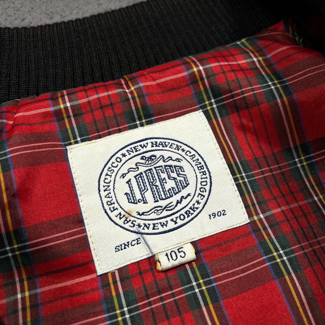 J.PRESS 제이 프레스 블랙 울 해링턴 블루종 자켓 상품이미지5