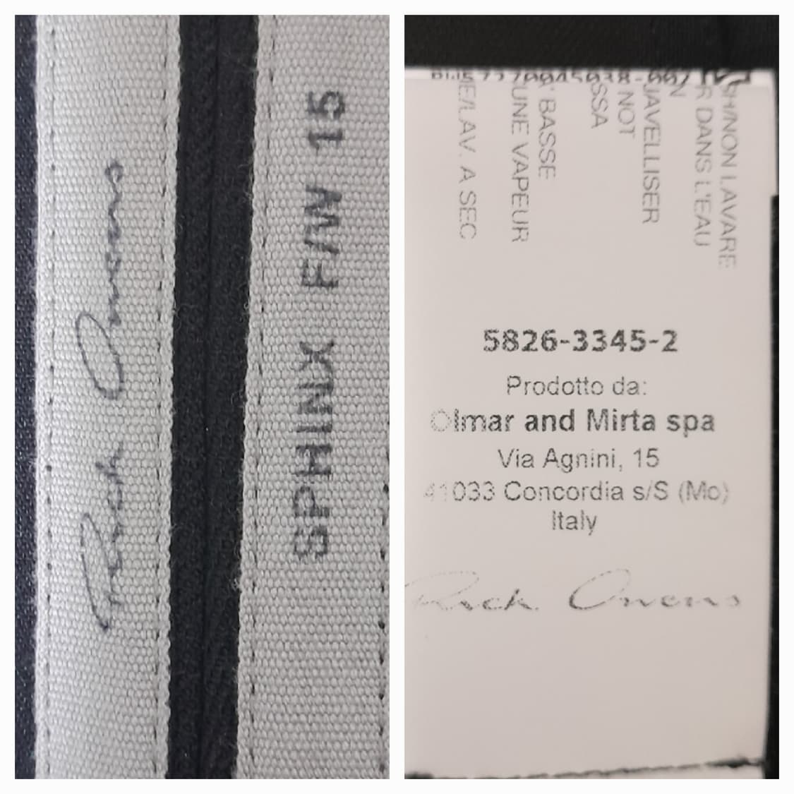 릭오웬스 울실크 지퍼 Aircut 스커트 38 상품이미지9