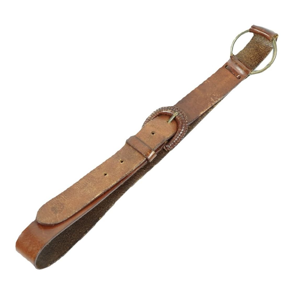 리얼 레더 브라운 통가죽 벨트 상품이미지1