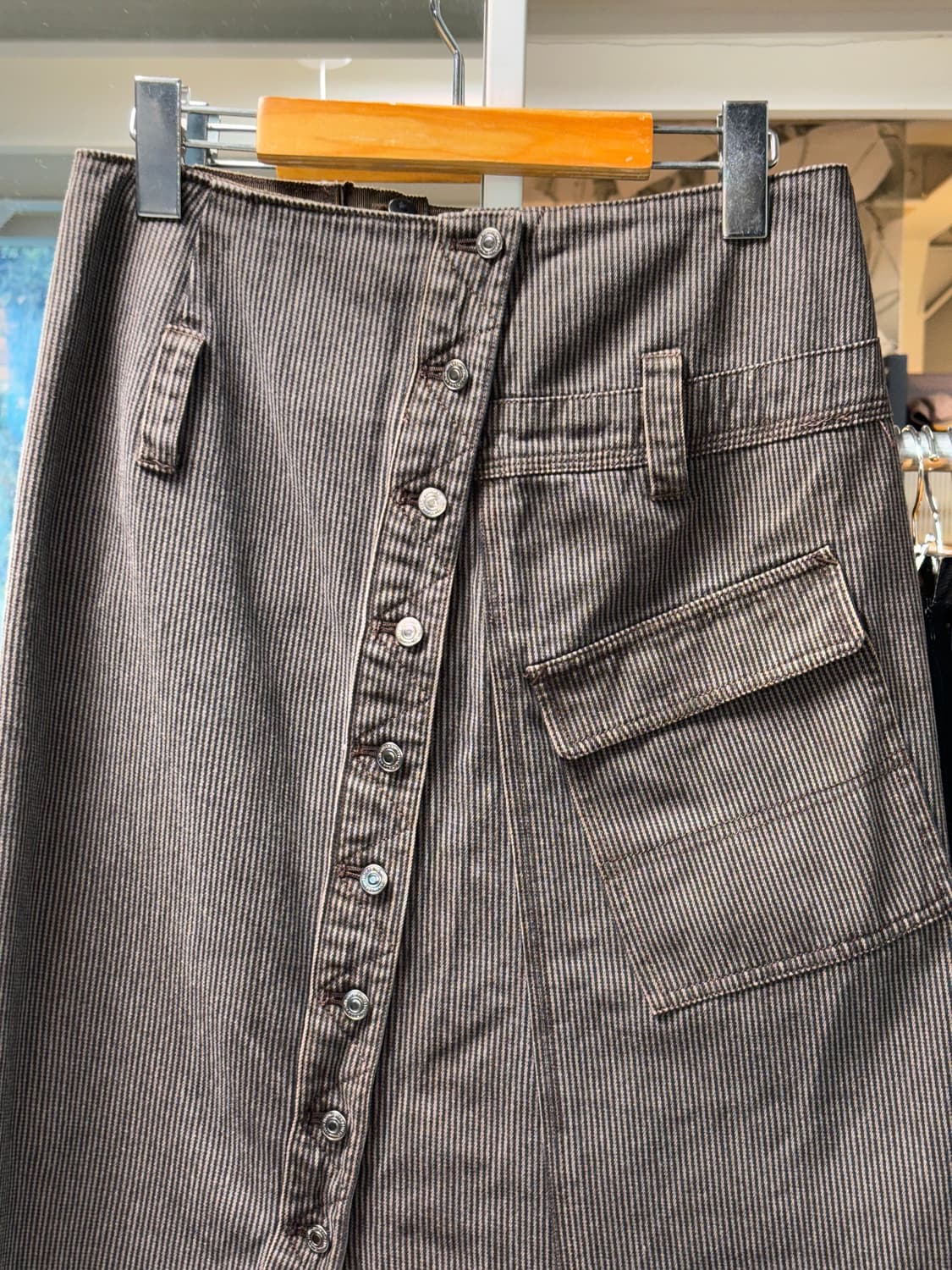 센소유니코 I+mu 스트라이프 스커트 상품이미지4