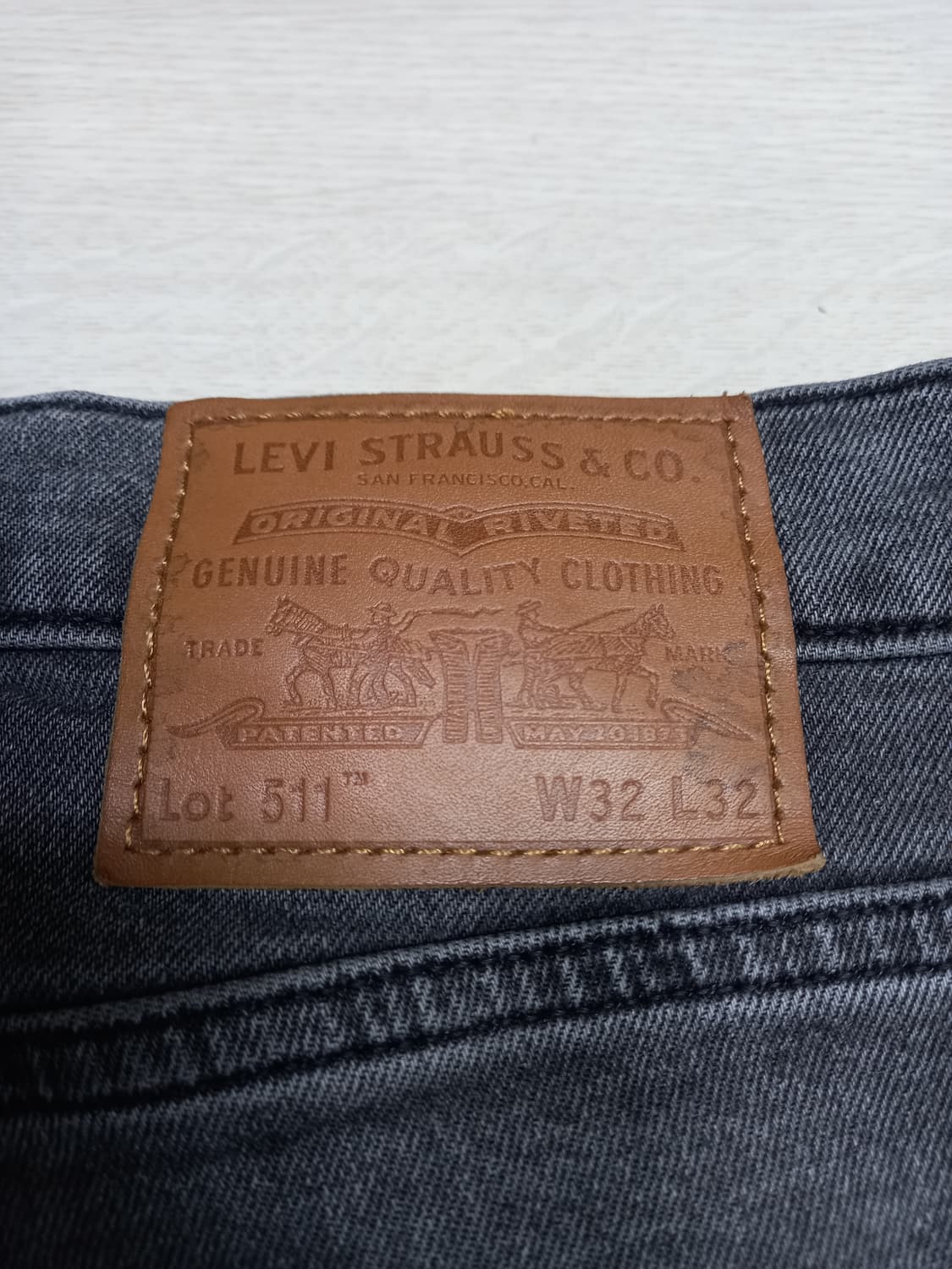 32 빅E 리바이스511 리오셀28% 스판 슬림일자진 32-386 상품이미지5