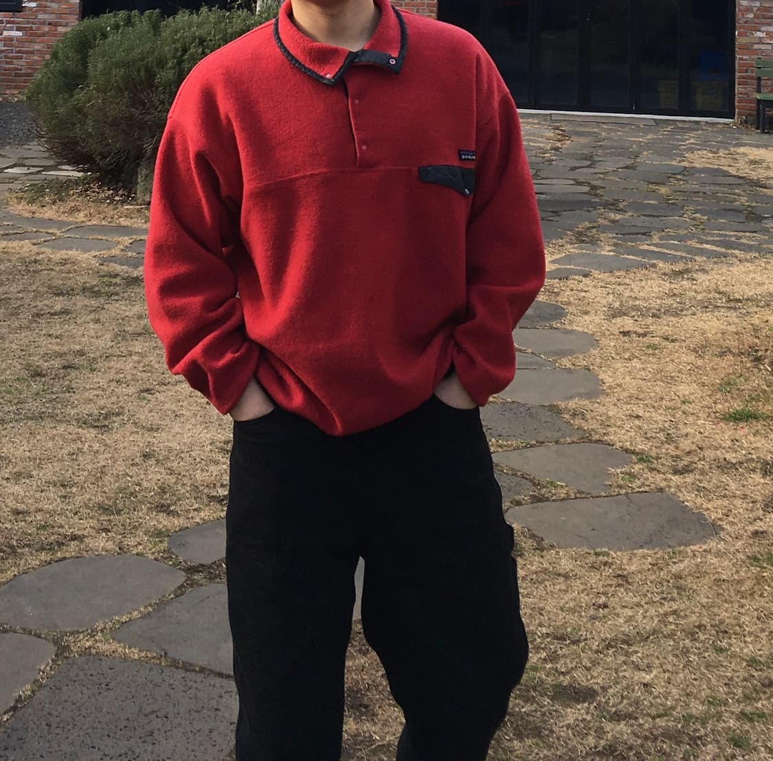 USA 90's 파타고니아 스노우리스 신칠라 스냅티 상품이미지5