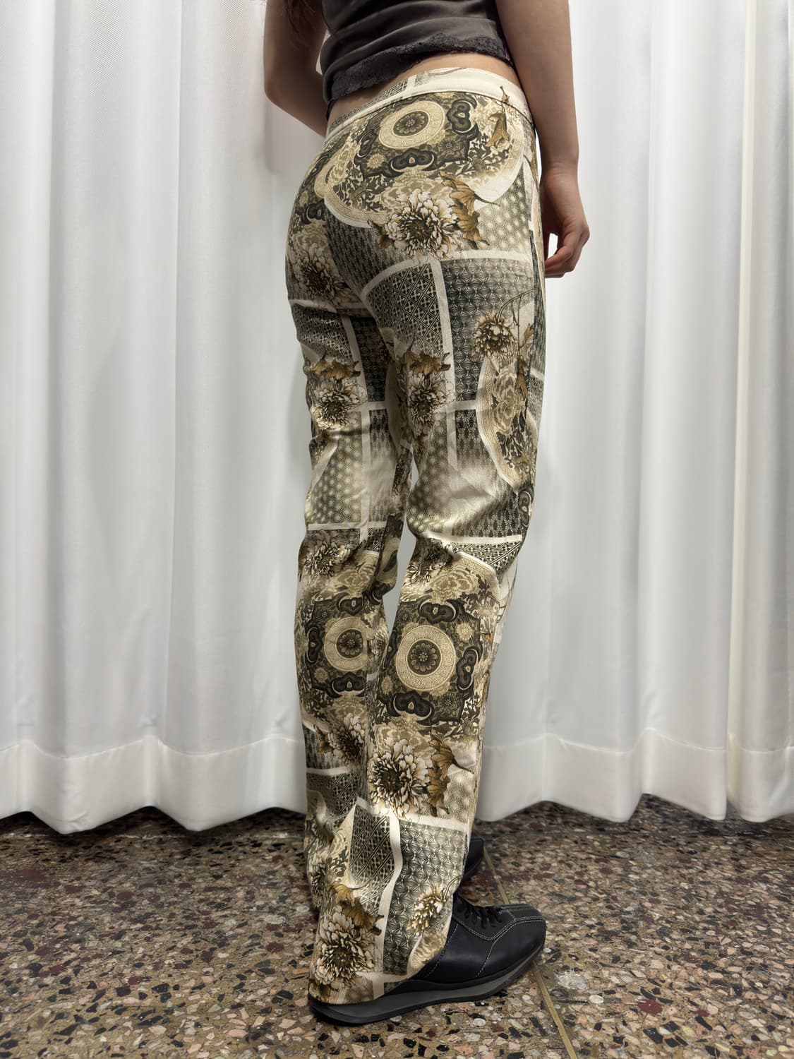 benetton entic printjng pants 상품이미지4