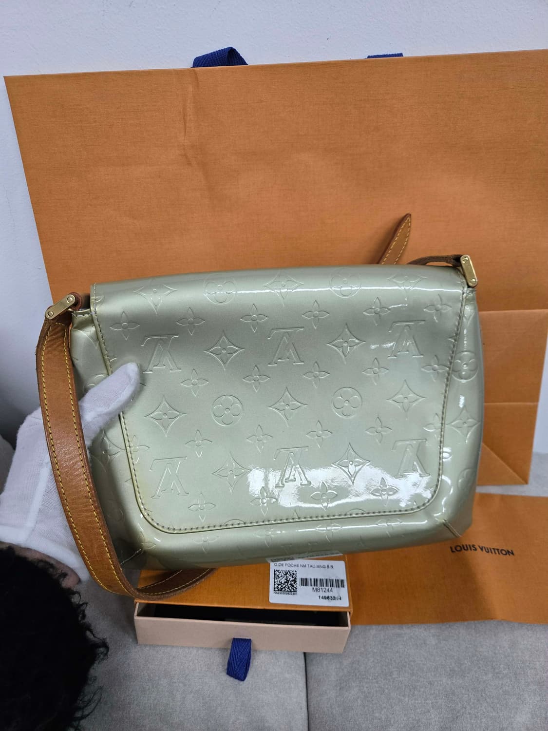 [보증서 정품] 루이비통 모노그램 베르니 숄더백 상품이미지1