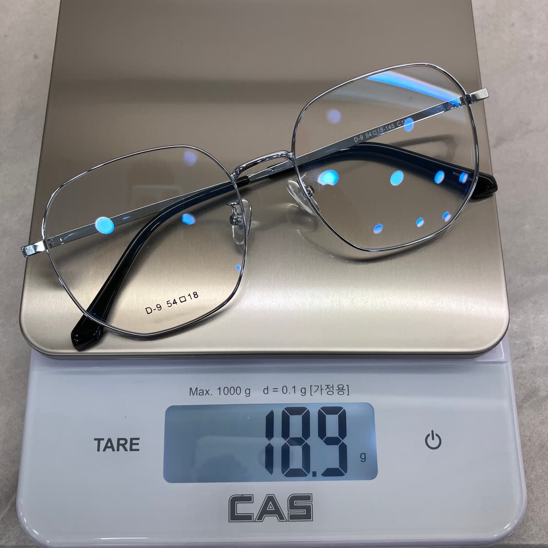C44 CLD9 실버 웰링턴 메탈테 안경 상품이미지8